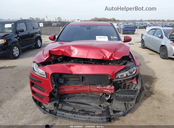 SADCJ2BV6HA893266 2017 JAGUAR F-PACE Красный Вид щитка приборов