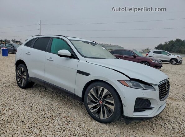 SADCJ2EU9MA667333 2021 JAGUAR F-PACE White Передня права чверть