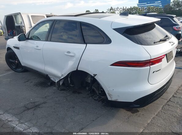 SADCJ2EX1MA665375 2021 JAGUAR F-PACE Белый Задняя левая четверть