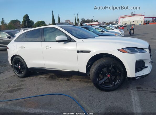 SADCJ2EX1MA665375 2021 JAGUAR F-PACE Белый Панорамный вид салона 360°