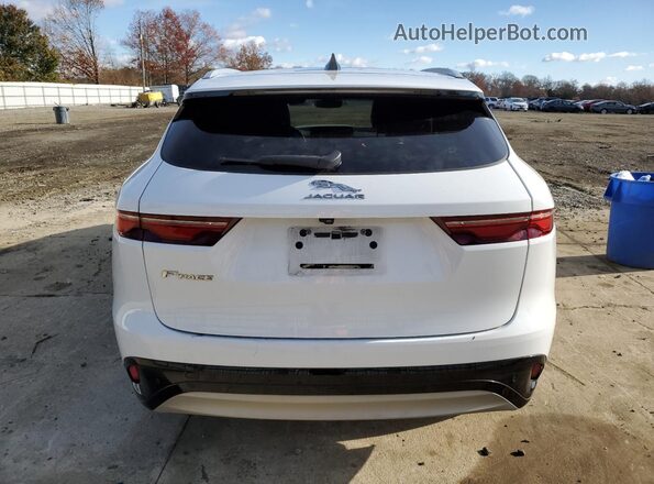 SADCJ2EX3MA675681 2021 JAGUAR F-PACE Белый Вид сзади