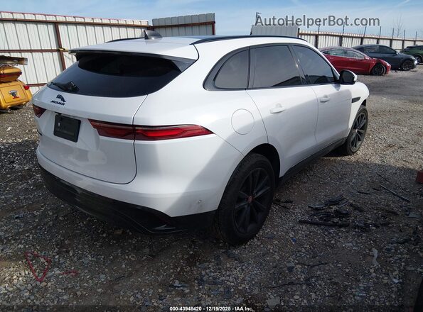 SADCJ2EX3MA681111 2021 JAGUAR F-PACE Белый Задняя правая четверть
