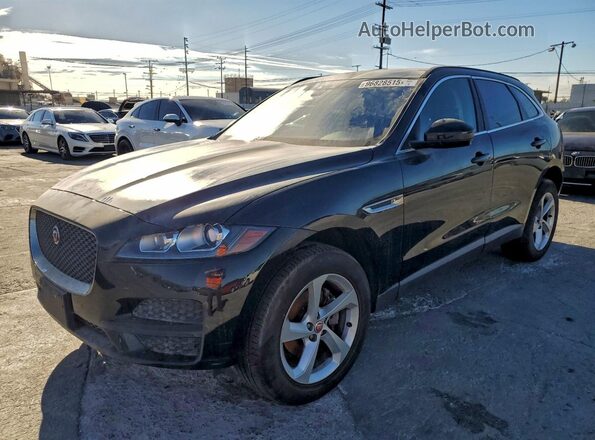 SADCJ2FN5KA361623 2019 JAGUAR F-PACE Черный Передняя левая четверть