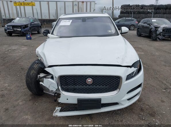 SADCJ2FX1KA399562 2019 JAGUAR F-PACE White Widok zestawu wskaźników