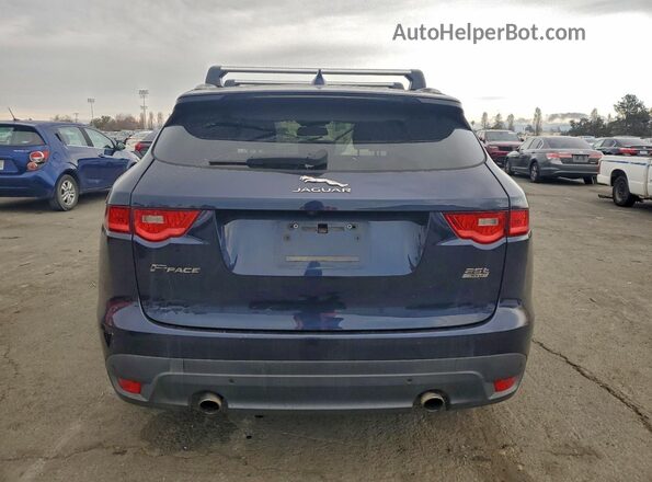 SADCJ2FX4JA280838 2018 JAGUAR F-PACE Синий Вид сзади