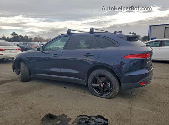 SADCJ2FX4JA280838 2018 JAGUAR F-PACE Синий Задняя левая четверть