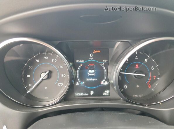 SADCJ2FX8JA294385 2018 JAGUAR F-PACE Серый Вид щитка приборов