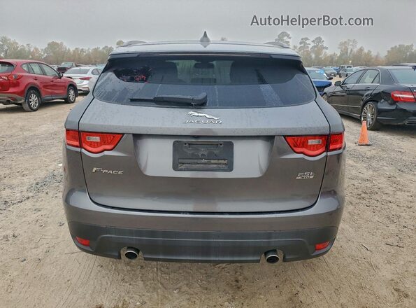 SADCJ2FX8JA294385 2018 JAGUAR F-PACE Серый Вид сзади