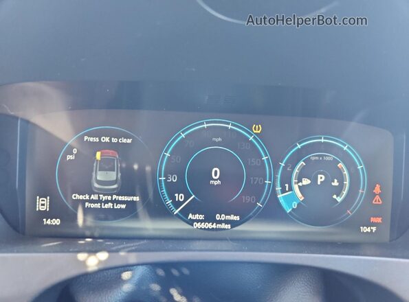 SADCK2GX9JA321959 2018 JAGUAR F-PACE Black Vista del cuadro de instrumentos
