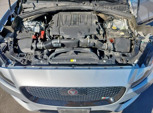 SADCM2FV3KA363538 2019 JAGUAR F-PACE Серебряный Вид подкапотного пространства