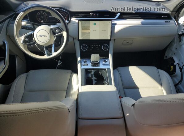 SADCT2EX7RA731879 2024 JAGUAR F-PACE White წინა პანელის ხედი