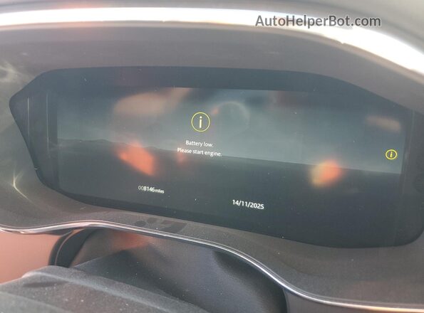 SADCT2EX8SA748020 2025 JAGUAR F-PACE Gray Vista del cuadro de instrumentos