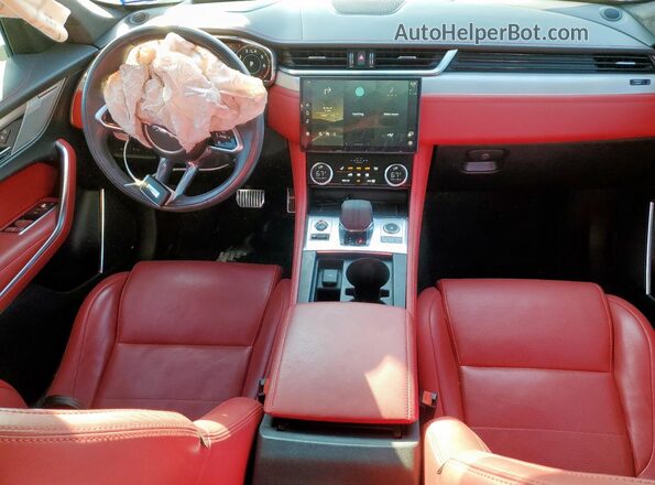 SADCT2FU3MA683861 2021 JAGUAR F-PACE Серебряный Вид панели приборов
