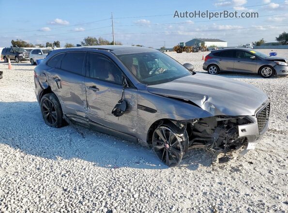 SADCT2FU3MA683861 2021 JAGUAR F-PACE Серебряный Передняя правая четверть