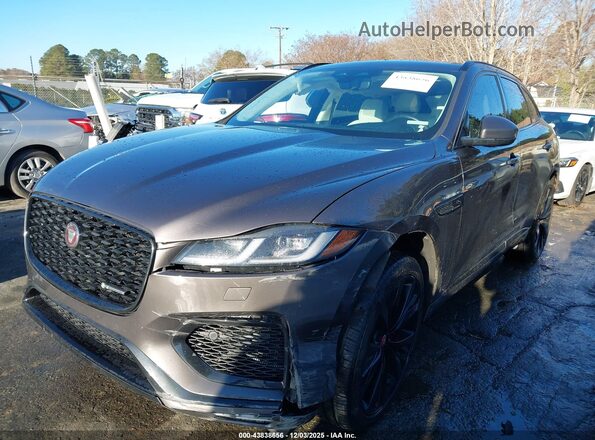 SADCT2FU4PA706343 2023 JAGUAR F-PACE Gray Vista tres cuartos delantera izquierda