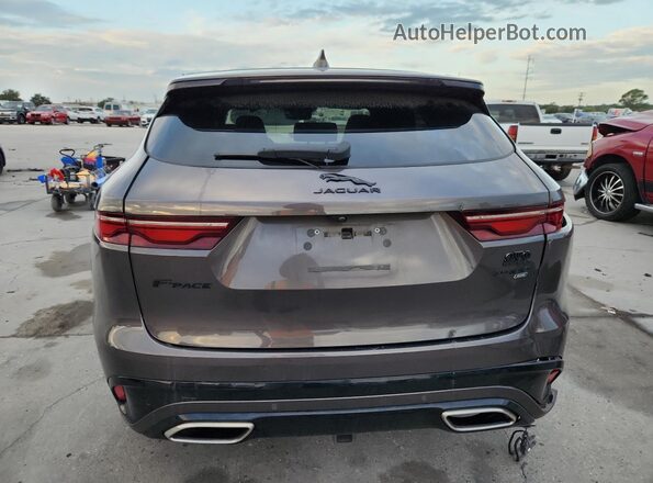 SADCT2FUXMA667723 2021 JAGUAR F-PACE Gray Widok z tyłu