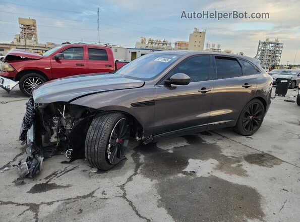 SADCT2FUXMA667723 2021 JAGUAR F-PACE Gray Przód lewy