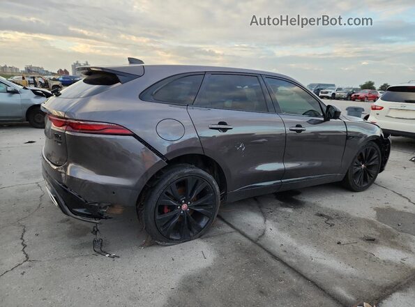 SADCT2FUXMA667723 2021 JAGUAR F-PACE Gray Tył prawy