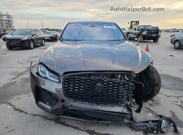 SADCT2FUXMA667723 2021 JAGUAR F-PACE Gray Widok z przodu