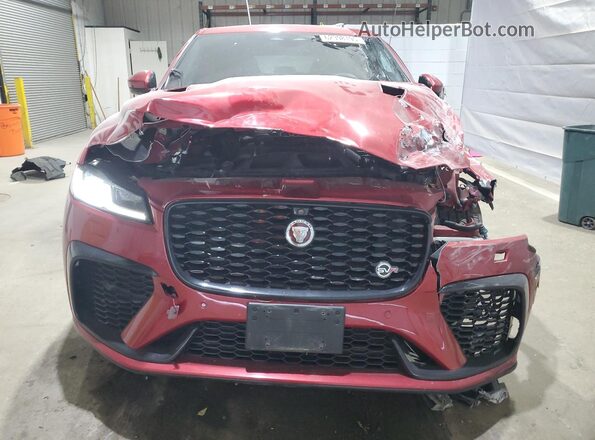 SADCZ2EE1NA693069 2022 JAGUAR F-PACE Красный Вид спереди