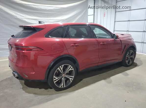 SADCZ2EE1NA693069 2022 JAGUAR F-PACE Красный Задняя правая четверть