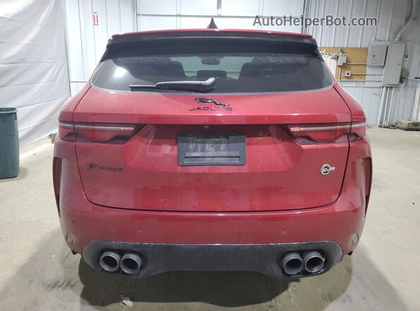 SADCZ2EE1NA693069 2022 JAGUAR F-PACE Красный Вид сзади