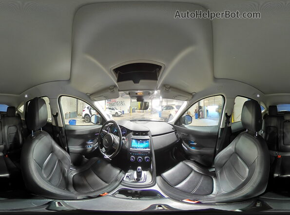 SADFJ2FX5K1Z41856 2019 JAGUAR E-PACE Черный Панорамный вид салона 360°