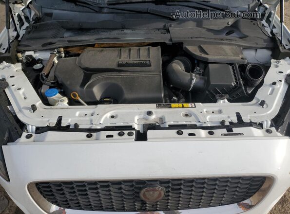 SADFJ2FX6K1Z43602 2019 JAGUAR E-PACE Белый Вид задней части салона