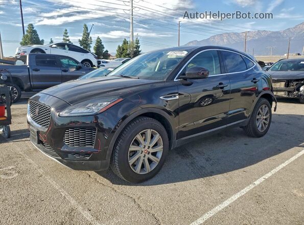 SADFJ2FX7J1Z24331 2018 JAGUAR E-PACE Black Передня ліва чверть