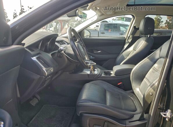 SADFJ2FX7J1Z24331 2018 JAGUAR E-PACE Black Вид салону спереду