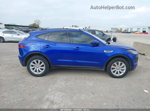 SADFK2FX8L1Z78804 2020 JAGUAR E-PACE Синий Вид задней части салона