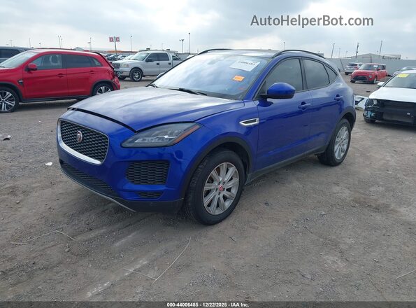 SADFK2FX8L1Z78804 2020 JAGUAR E-PACE Синий Передняя левая четверть