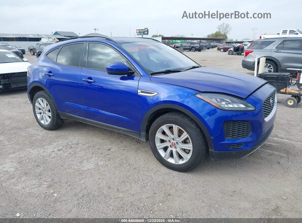 SADFK2FX8L1Z78804 2020 JAGUAR E-PACE Синий Передняя правая четверть