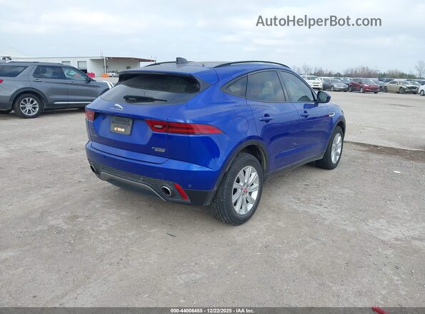 SADFK2FX8L1Z78804 2020 JAGUAR E-PACE Синий Задняя правая четверть