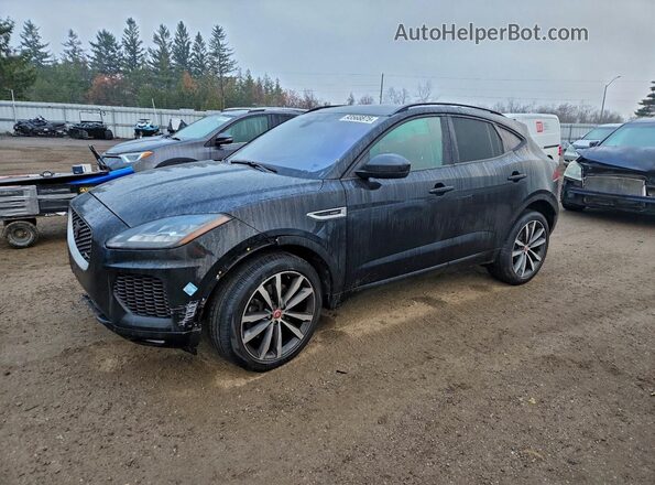 SADFM2GX9J1Z21176 2018 JAGUAR E-PACE Черный Передняя левая четверть
