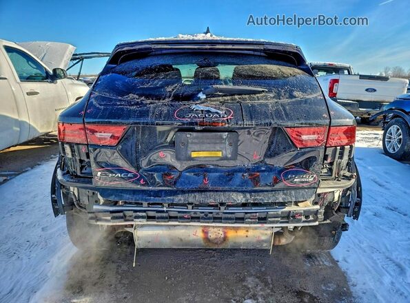 SADFP2FX4J1Z11177 2018 JAGUAR E-PACE Черный Вид сзади