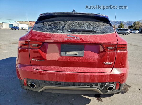 SADFP2FX4J1Z26570 2018 JAGUAR E-PACE Red უკანა ხედი