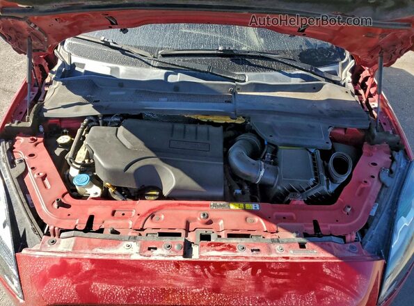 SADFP2FX4J1Z26570 2018 JAGUAR E-PACE Red ძრავის განყოფილების ხედი