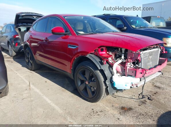 SADFP2FX8K1Z36214 2019 JAGUAR E-PACE Red Przód prawy