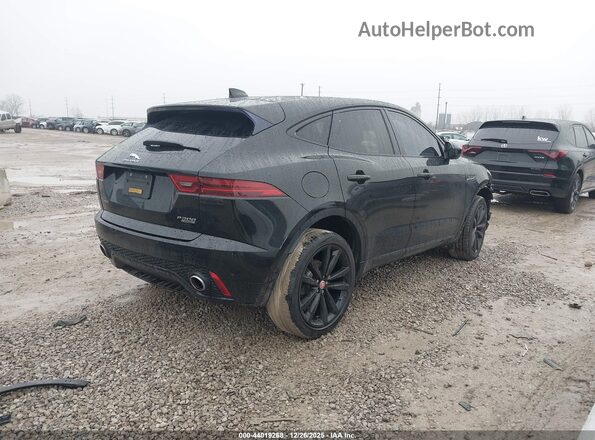SADFT2GX0J1Z12675 2018 JAGUAR E-PACE Черный Задняя правая четверть