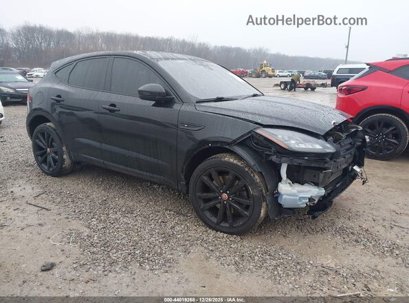SADFT2GX0J1Z12675 2018 JAGUAR E-PACE Черный Передняя правая четверть