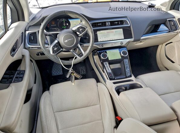 SADHC2S12L1F84502 2020 JAGUAR I-PACE Red Dashboard view