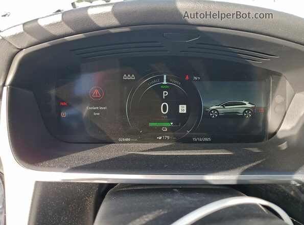 SADHC2S12L1F84502 2020 JAGUAR I-PACE Red Instrument cluster view