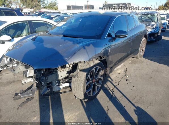 SADHC2S13L1F85612 2020 JAGUAR I-PACE Gray წინა მარცხენა ხედი სამი მეოთხედიდან