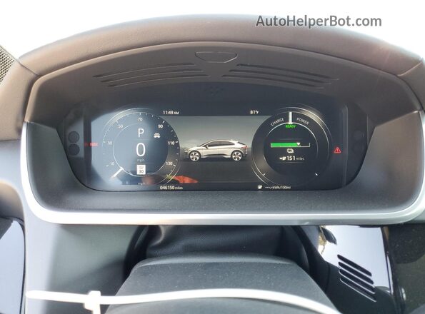 SADHD2S1XL1F85541 2020 JAGUAR I-PACE Серый Вид щитка приборов