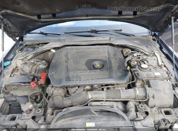 SAJAF4BN2HA969065 2017 JAGUAR XF Blue Widok z tyłu