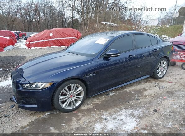 SAJAF4BN2HA969065 2017 JAGUAR XF Blue Przód lewy