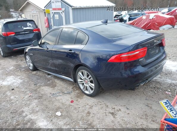 SAJAF4BN2HA969065 2017 JAGUAR XF Blue Tył lewy