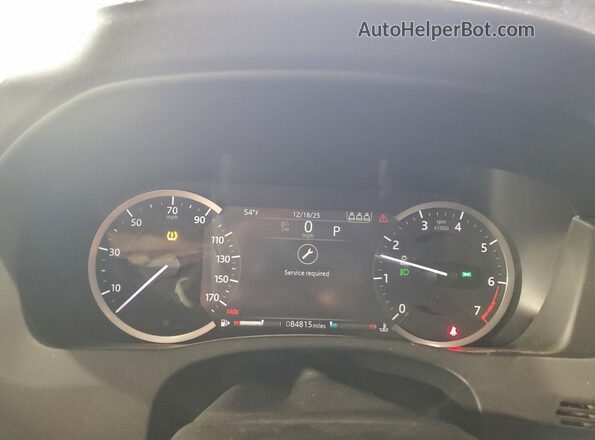 SAJAJ4FX8LCP55589 2020 JAGUAR XF Black Вид щитка приладів