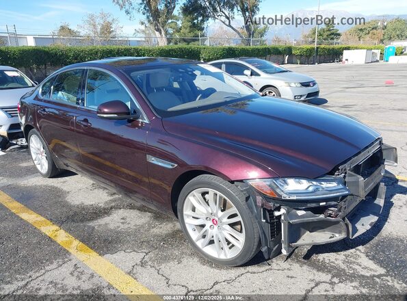 SAJBE4GX6LCY85393 2020 JAGUAR XF Бордовый Передняя правая четверть